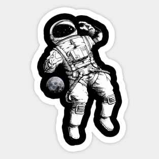 casual cosmic astronaut t-shirt for special gift Sticker